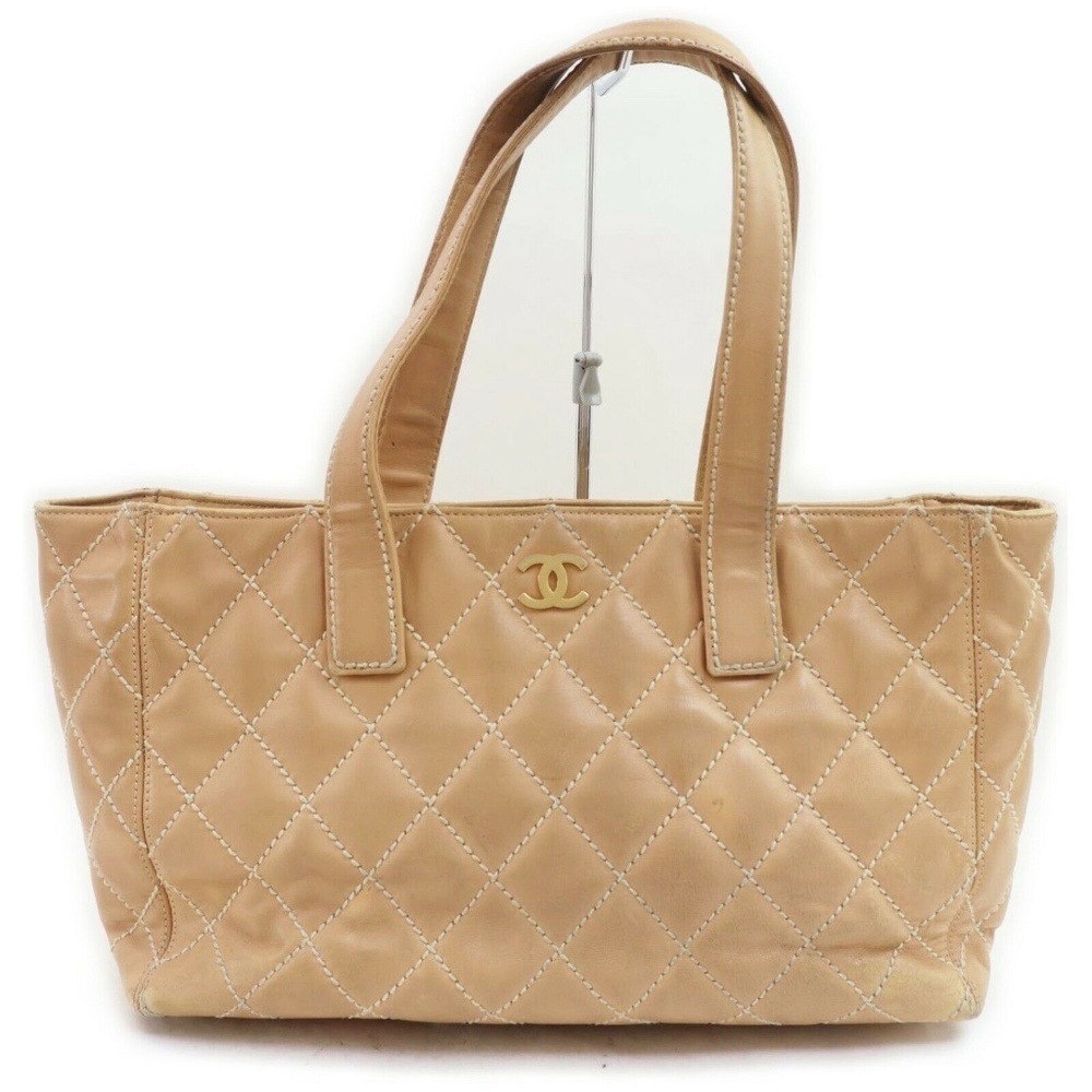Chanel Wild Stitch Leather Tote